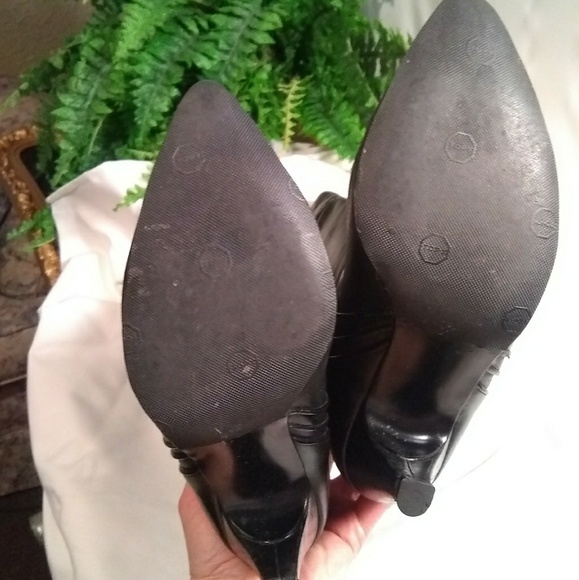 Fornarina Black Knee High Boots sz 5 - Picture 7 of 8